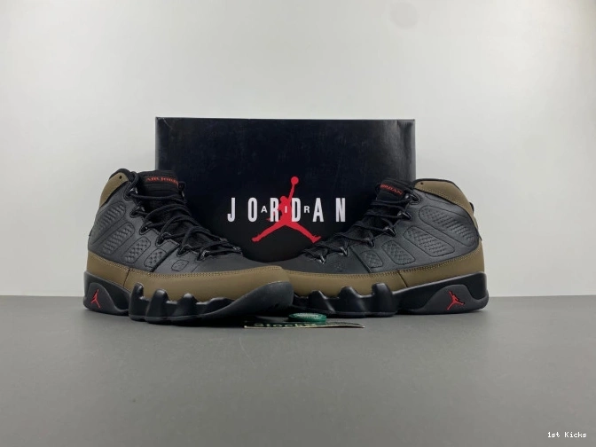 1st Kicks Shoes 9 HV4794-030 Air Olive Jordan 0809
